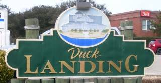 Duck Landing Subdivision sign